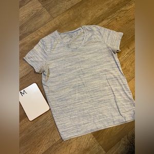 Croft & Barrow Blue V-Neck Tee